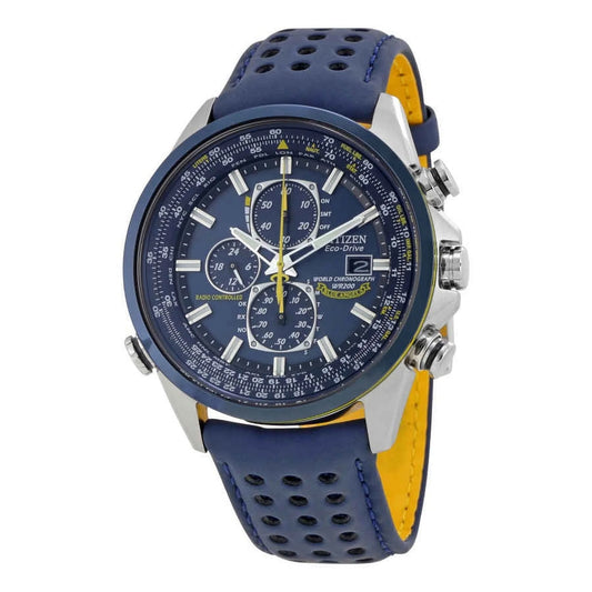 Men'S World Chronograph A-T Two-Tone Stainless Steel Watch AT8020-03L