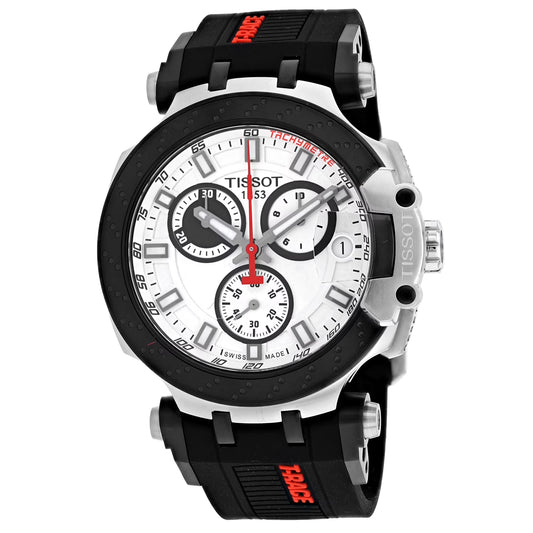 Men'S T-Race Chronograph 42Mm Watch T115.417.37.041.00